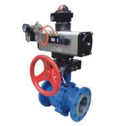 Carbon steel WCB Body pneumatic ball valve