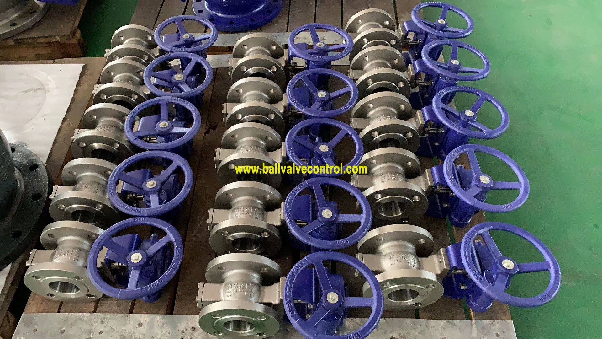 Flange type V type segmented ball valve