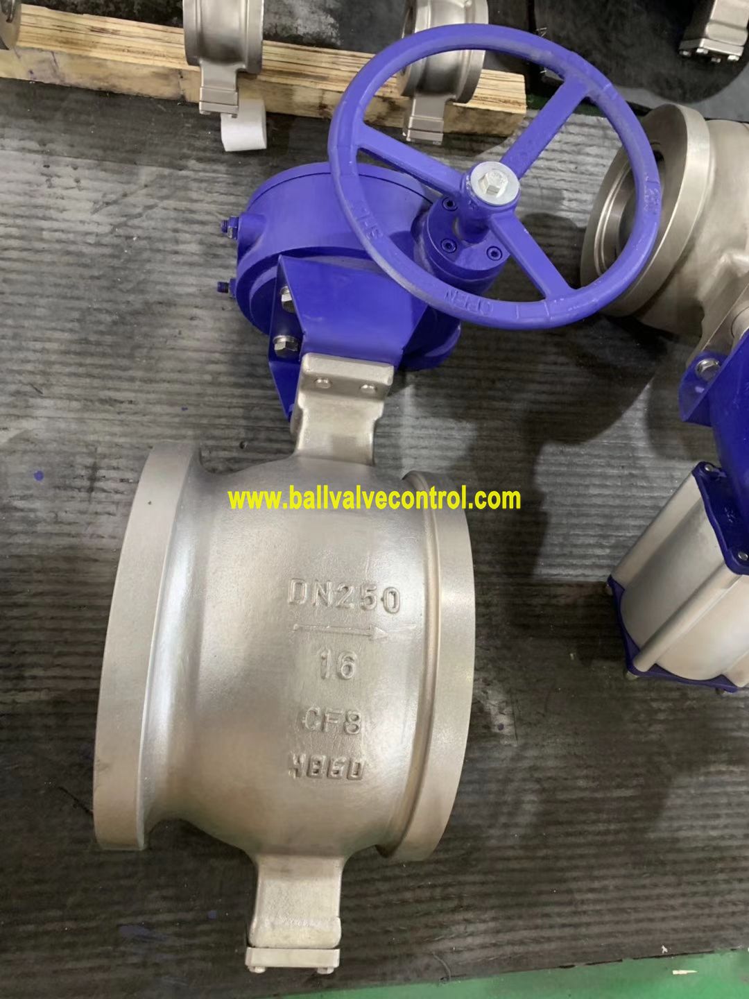 flange V port Segment ball valve