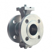 ISO 5211 mounting pad segmented ball valve