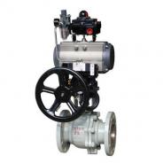 Cast steel Pneumatic actuated ball valve