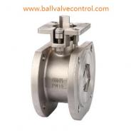 Wafer short length direct mount ball valve
