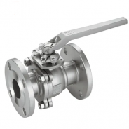 Lever type full bore floating ball valve