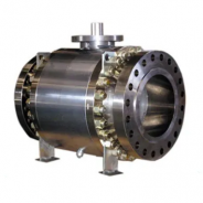 API 6D Stainless steel trunnion mounted ball valve
