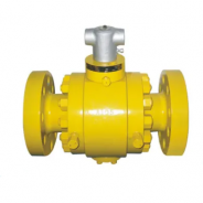 3 Pieces flange end trunnion mounted ball valve