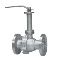 Low temperature cryogenic ball valve