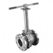 Extended bonnet cryogenic ball valve