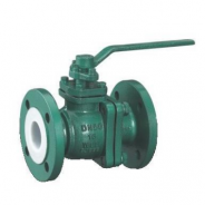 Full PTFE PFA Lined ball valve