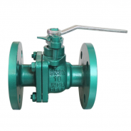 Full bore fully PTFE PFA lined ball valve