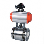 Stainless steel pneumatic ceramic ball valve