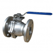 Cast stainless steel floating ball valve