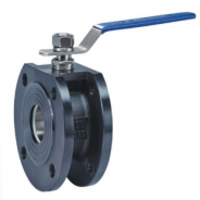 1PC Cast steel WCB wafer ball valve