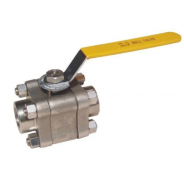 Lever type 2 way high pressure ball valve