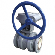 3PC manual ceramic lined ball valve