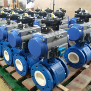 Pneumatic actuator ceramic ball valve