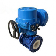 Electric actuator ceramic ball valve