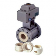 Electric motorized ceramic ball valve