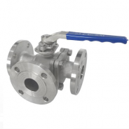 304 316 CF8 CF8M 3 way ball valve