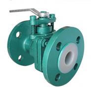 PTFE FEP PFA PVDF Lined ball valve