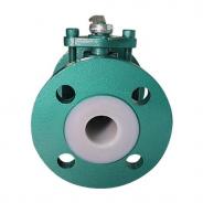 150LB Flanged teflon lined ball valve