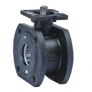 High platform wafer type ball valve