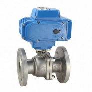 Electrically actuated electric ball valve