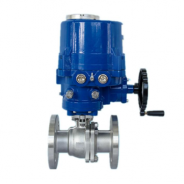 Motorized electric stainless steel ball valve