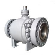 High pressure trunnion mounted ball valve