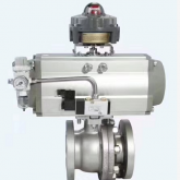 How does pneumatic ball valve work?
