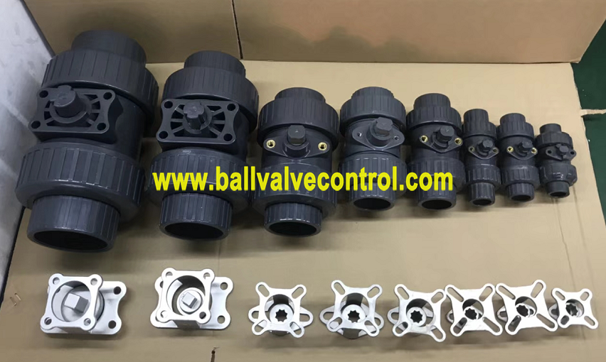 Pneumatic PVC ball valve body