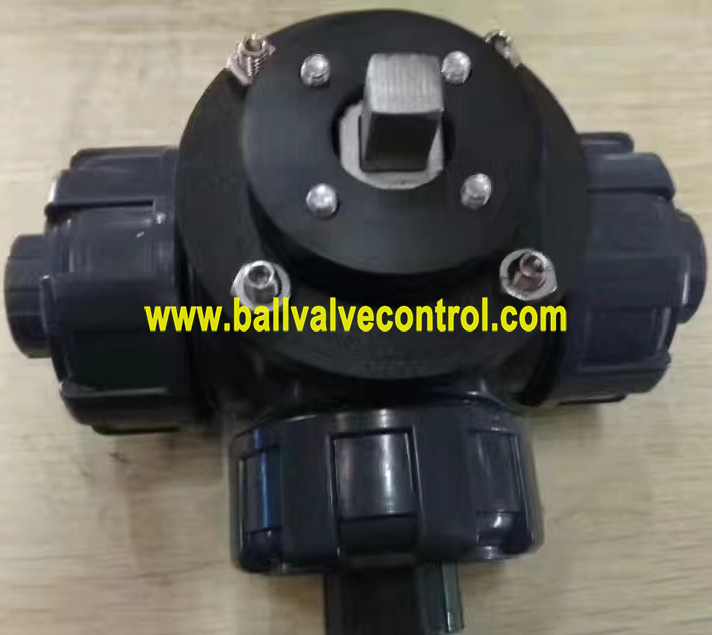 pneumatic 3 way plastic valve