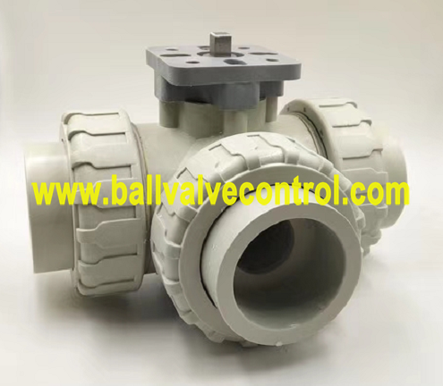 pneumatic 3 way plastic valve