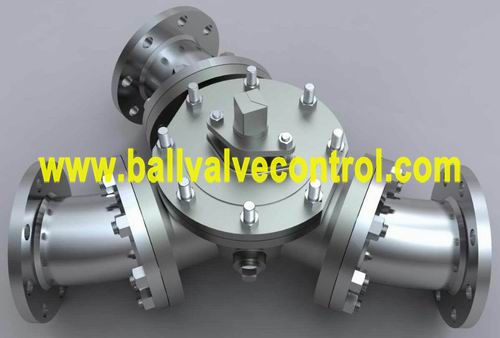 135 degree Y type ball valve picture