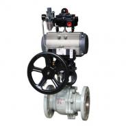 Pneumatic single acting air actuated ball valve