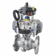 Pneumatic air operated ball valve