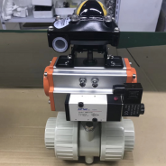 PVC PPH PVDF RPP Pneumatic ball valve