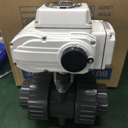 Electric actuator PVC ball valve