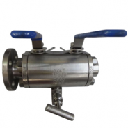 High pressure DBB ball valve,RF NPT end