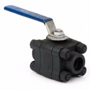 3PCS Forged Steel Thread Ball Valve