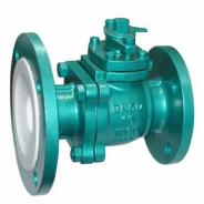 PTFE FEP PFA lined Flush bottom ball valve