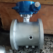 Full jacketed ball valve