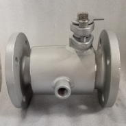 Partial half jacketed ball valve