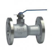 One piece floating ball valve