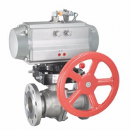 Full bore pneumatic operated ball valve