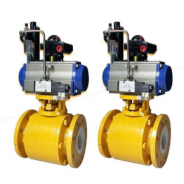 Pneumatic Zirconia Ceramic Lined Ball Valve