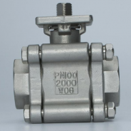 Stainless steel 2000 PSI ball valve