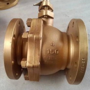 Full port flange bronze ball valve
