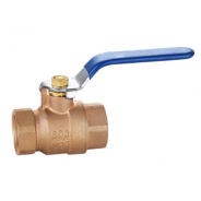 2PC Threaded NPT bronze ball valve