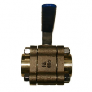 High pressure bronze seawater ball valve