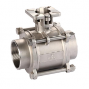 Stainless Steel 3 Piece Full Bore Ball Valve